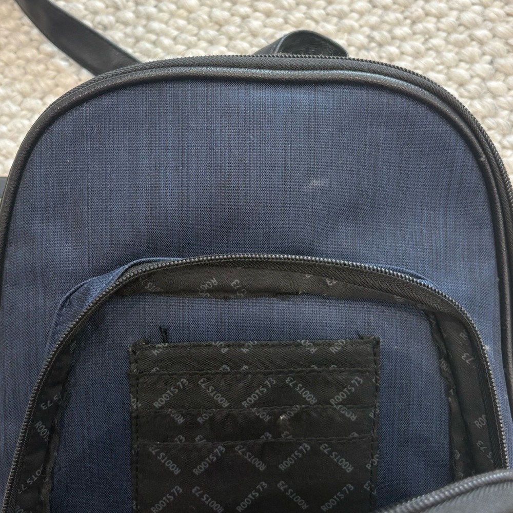 Vintage Roots Mini Blue BackPack - Picture 8 of 12